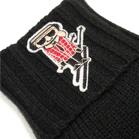 Karl Lagerfeld Apres Ski Thick & Warm Mittens Fully Lined NWT - Picture 6 of 7